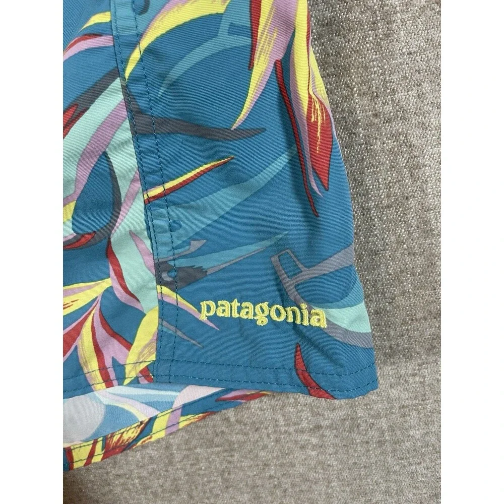 Patagonia Wavefarer Board Shorts Swim Trunks Floral Mens Size 32 Vintage Vtg 90s